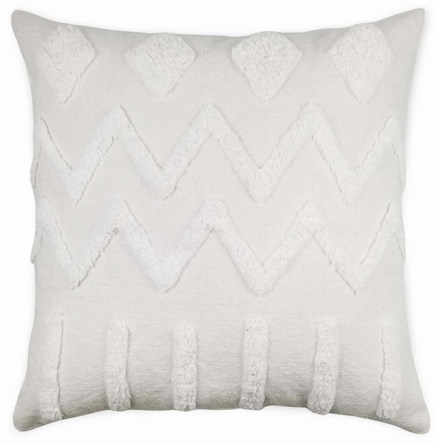 hometrends ZigZag White Decorative Cushion Walmart Canada