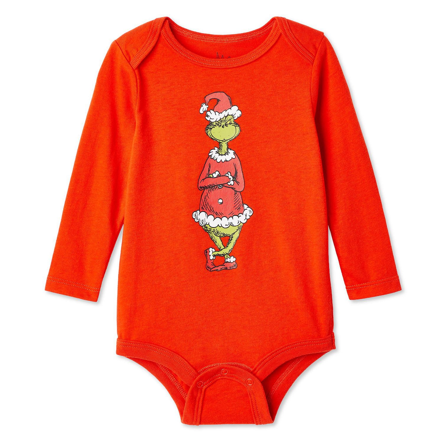 The Grinch Baby Boys' Long-Sleeve Bodysuit
