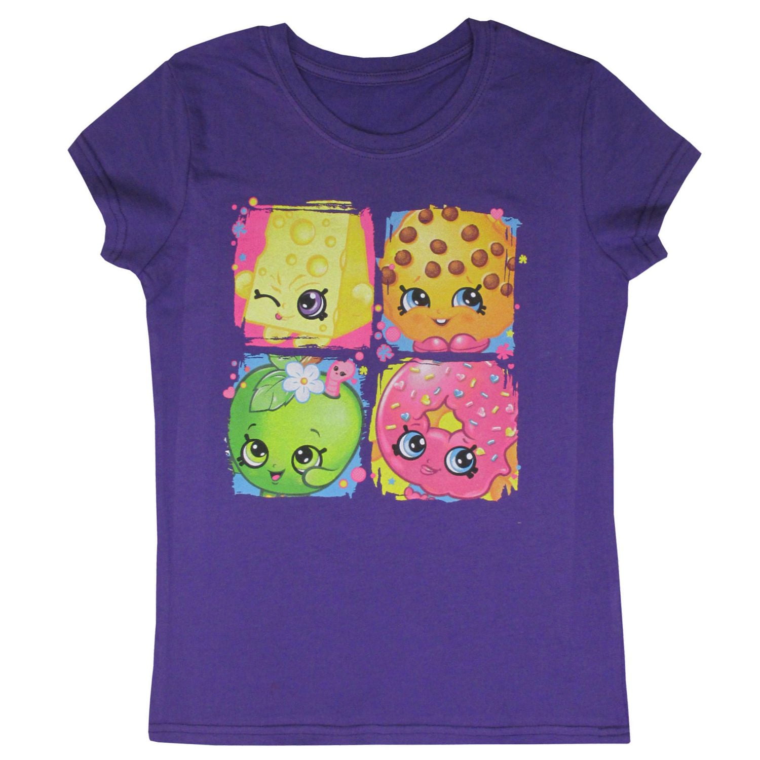 Shopkins Girls' short Sleeve Round Neck T-shirt | Walmart Canada