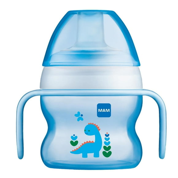 Tasse MAM Starter, gobelets pour tout-petits avec poignées, garçon, 160 ml, 1 unité