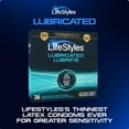 thumbnail image 2 of LifeStyles Lubricated Natural Rubber Latex Condoms, 36 Count, 2 of 9