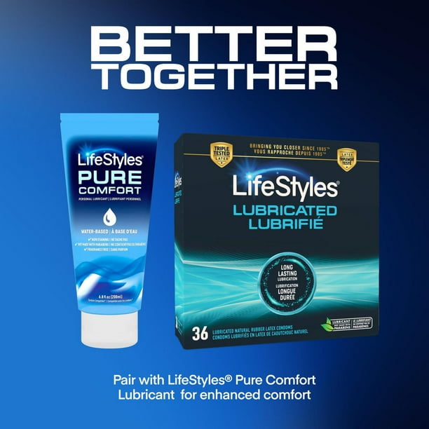 LifeStyles Lubricated Natural Rubber Latex Condoms, 36 Count - Walmart.ca LifeStyles Lubricated Natural Rubber Latex Condoms, 36 Count - Walmart.ca