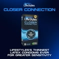 thumbnail image 2 of LifeStyles Closer Connection Ultra Thin Natural Rubber Latex Condoms, 10 Count, 2 of 9