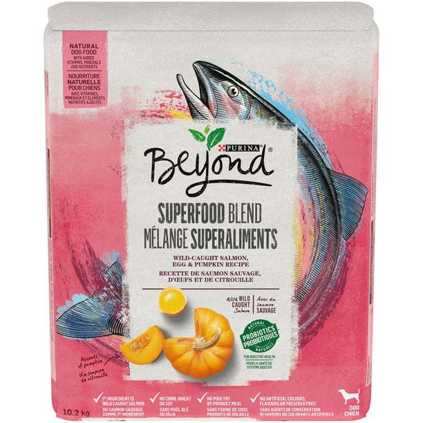 Beyond Mélange Superaliments Recette de Saumon, D’œufs et de Citrouille Nourriture pour Chiens 1.67-10.2 kg