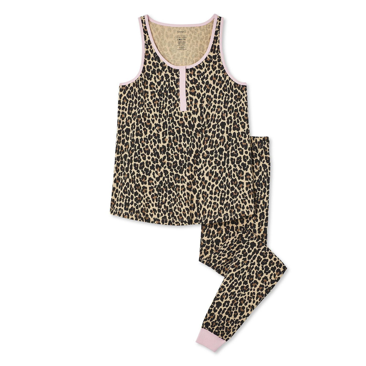 Ensemble de nuit avec débardeur et pantalon George pour femmes