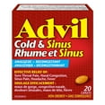 thumbnail image 1 of Advil Cold & Sinus Caplets 20's, 1 of 6