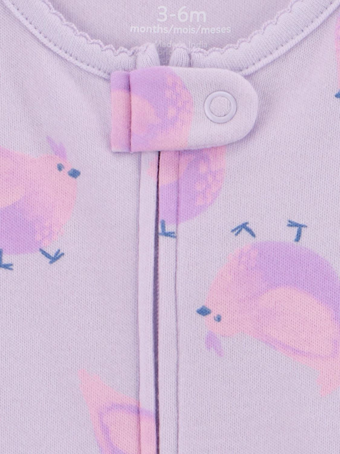 Carter's Child of Mine Infant Girls' 2PK Sleep and Play - Purple Chicken