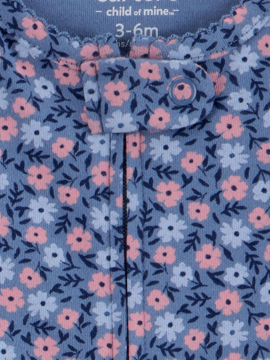 Carter's Child of Mine Infant Girls' 2PK Sleep and Play - Purple Chicken