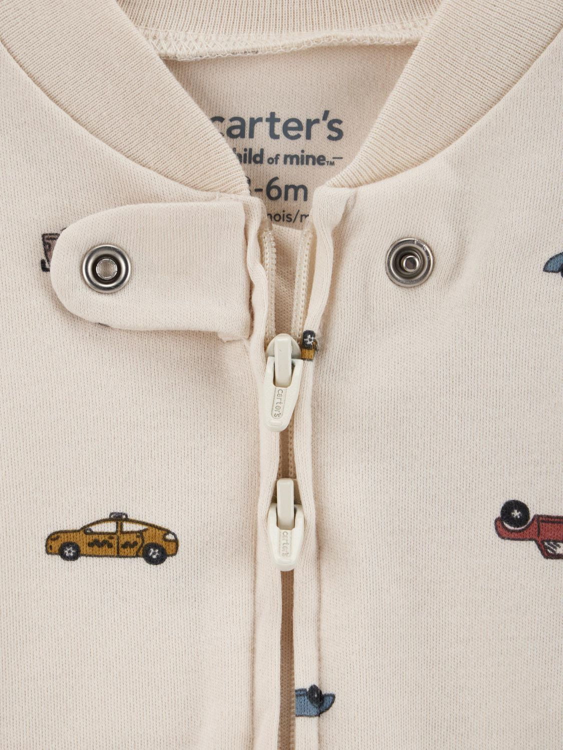 Carter's Child of Mine Ensemble de 2 pièces pour bébé garçon : Sommeil et jeu - Voiture grise