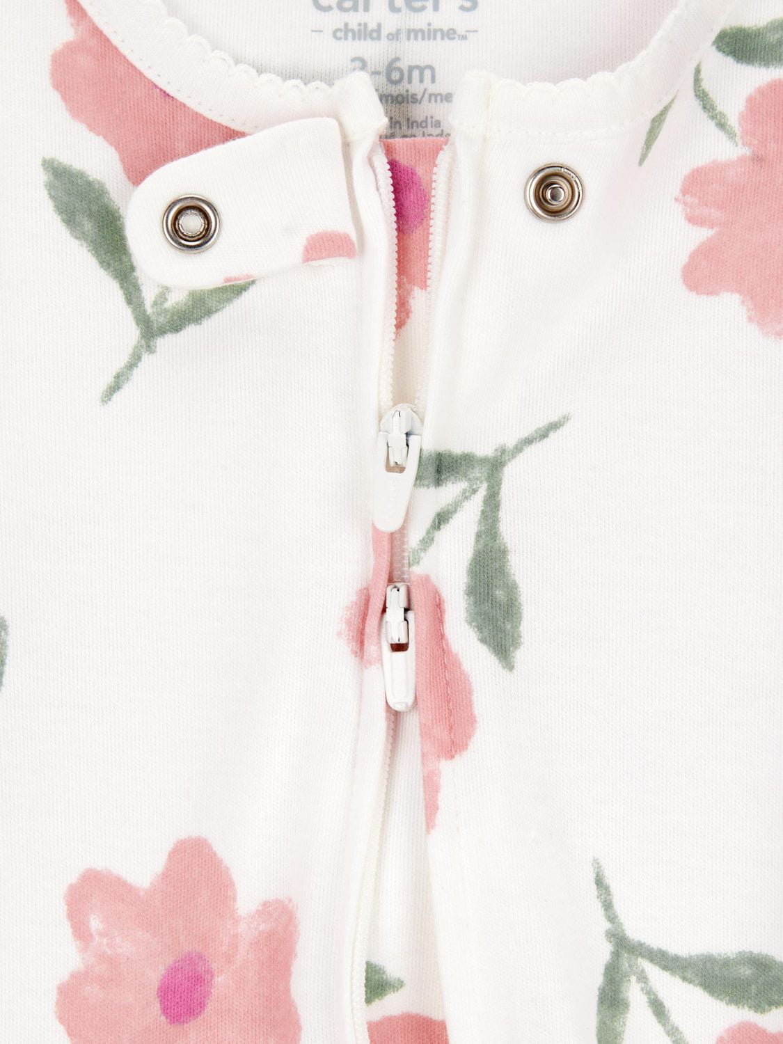 Carter's Child of Mine Infant Girls' 2PK Sleep and Play - Pink Floral