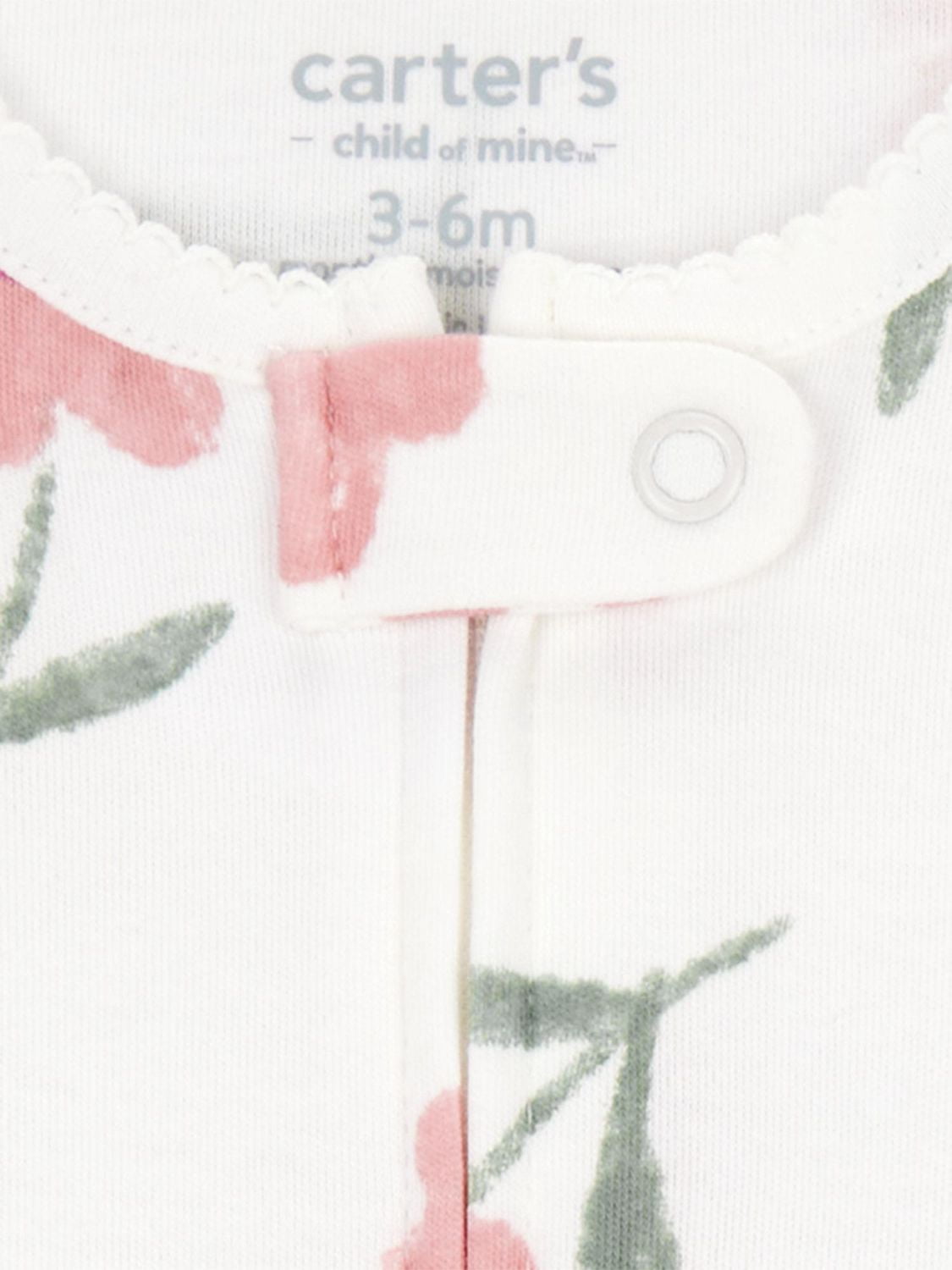 Carter's Child of Mine Infant Girls' 2PK Sleep and Play - Pink Floral