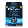 thumbnail image 1 of LifeStyles Closer Connection Ultra Thin Natural Rubber Latex Condoms, 24 Count, 1 of 8