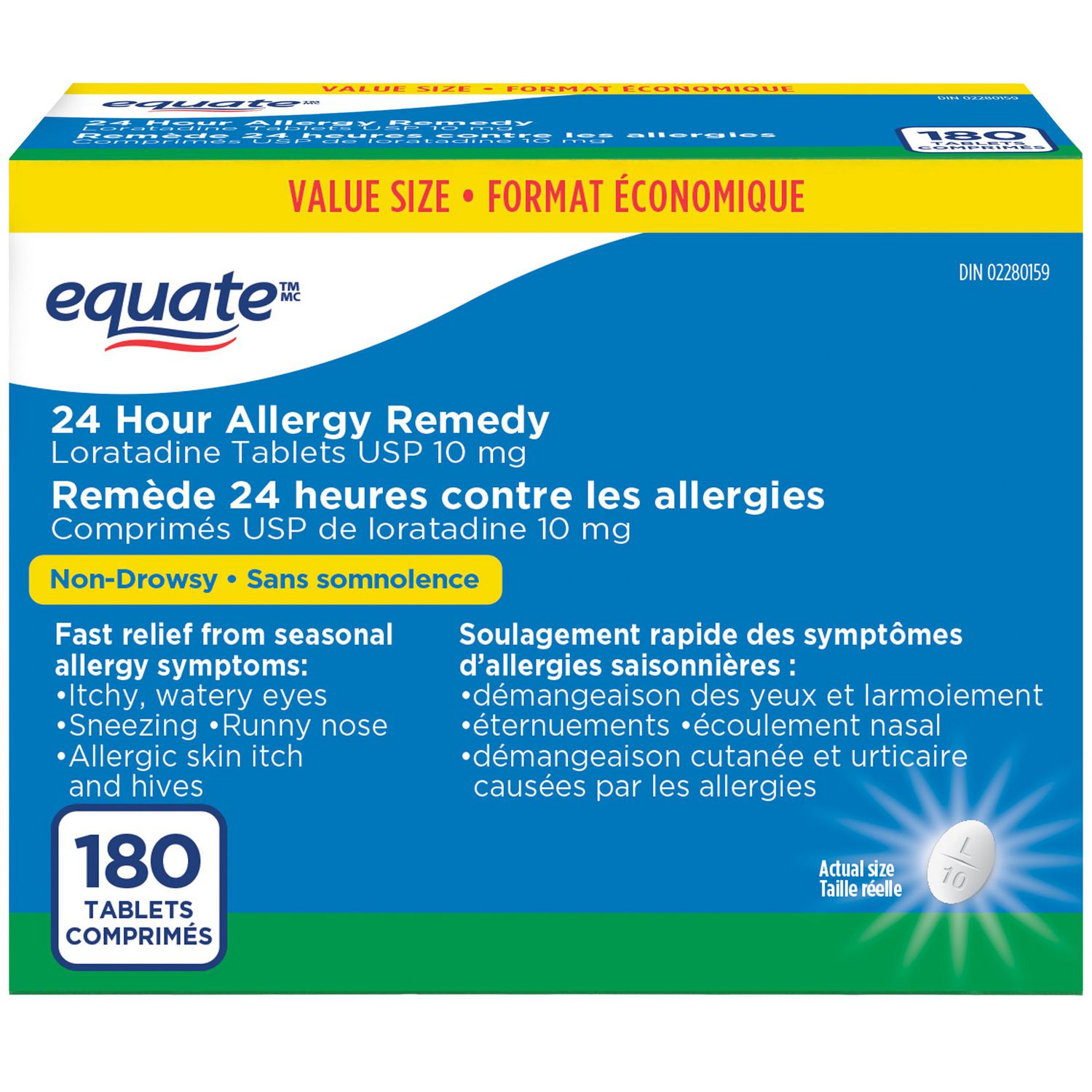 Equate 24 Hour Allergy Remedy