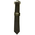thumbnail image 1 of George Men’s Textured Solid Skinny Black Tie, 1 of 1