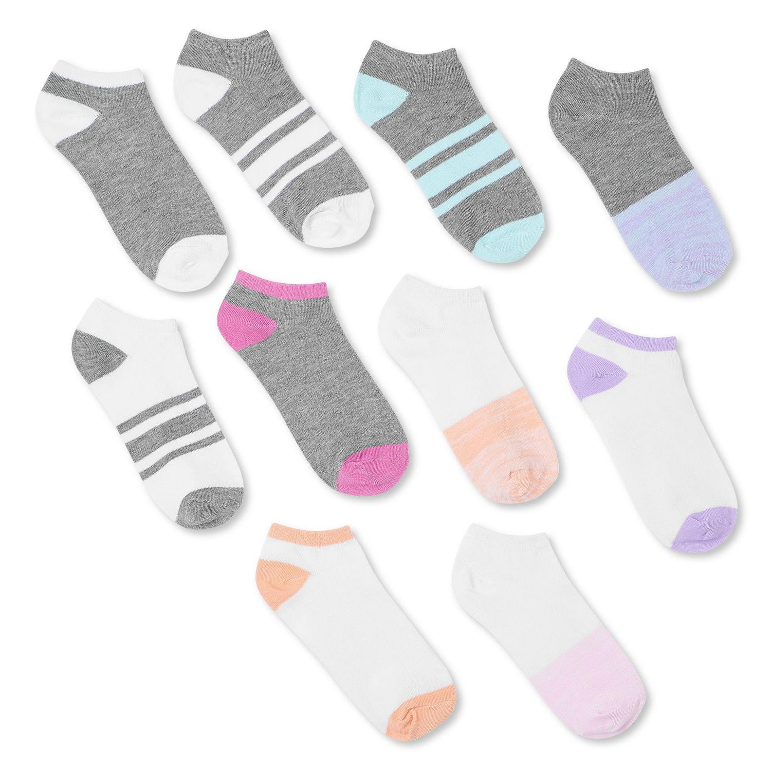 Athletic Works Women's 10 Pack LowCut Socks Walmart Canada