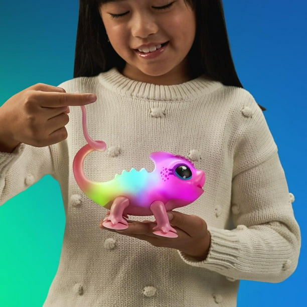 Peluche interactive Little Live Pets Moose Toys Le Caméléon Arc-en-ciel -  Peluche interactive - Achat & prix