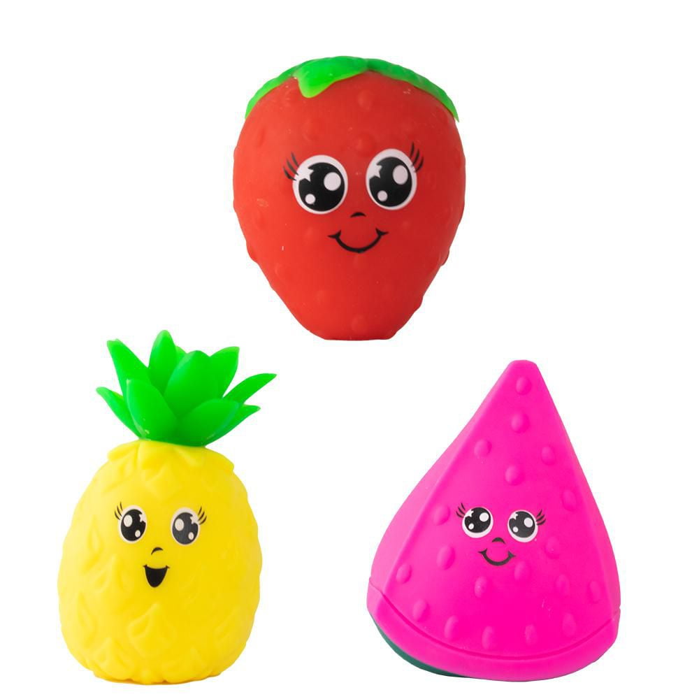 Incredible Novelties STRETCHI PALS FRUITS, Fidget Toy, Cute and Stretchy