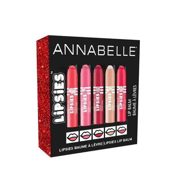 Coffret de Noël de baume à lèvres Lipsies d'Annabelle