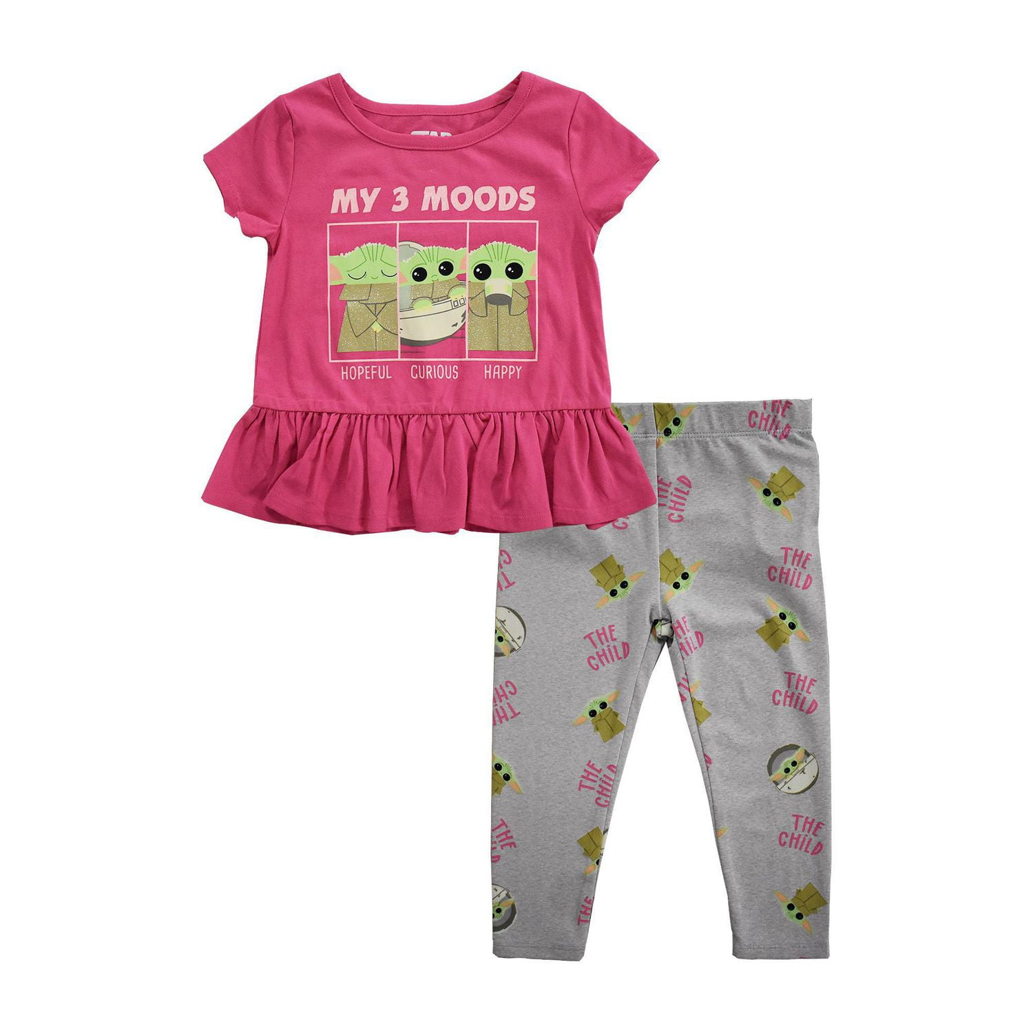 Toddler Girls Star Wars 2 Piece  Child Expressions Set