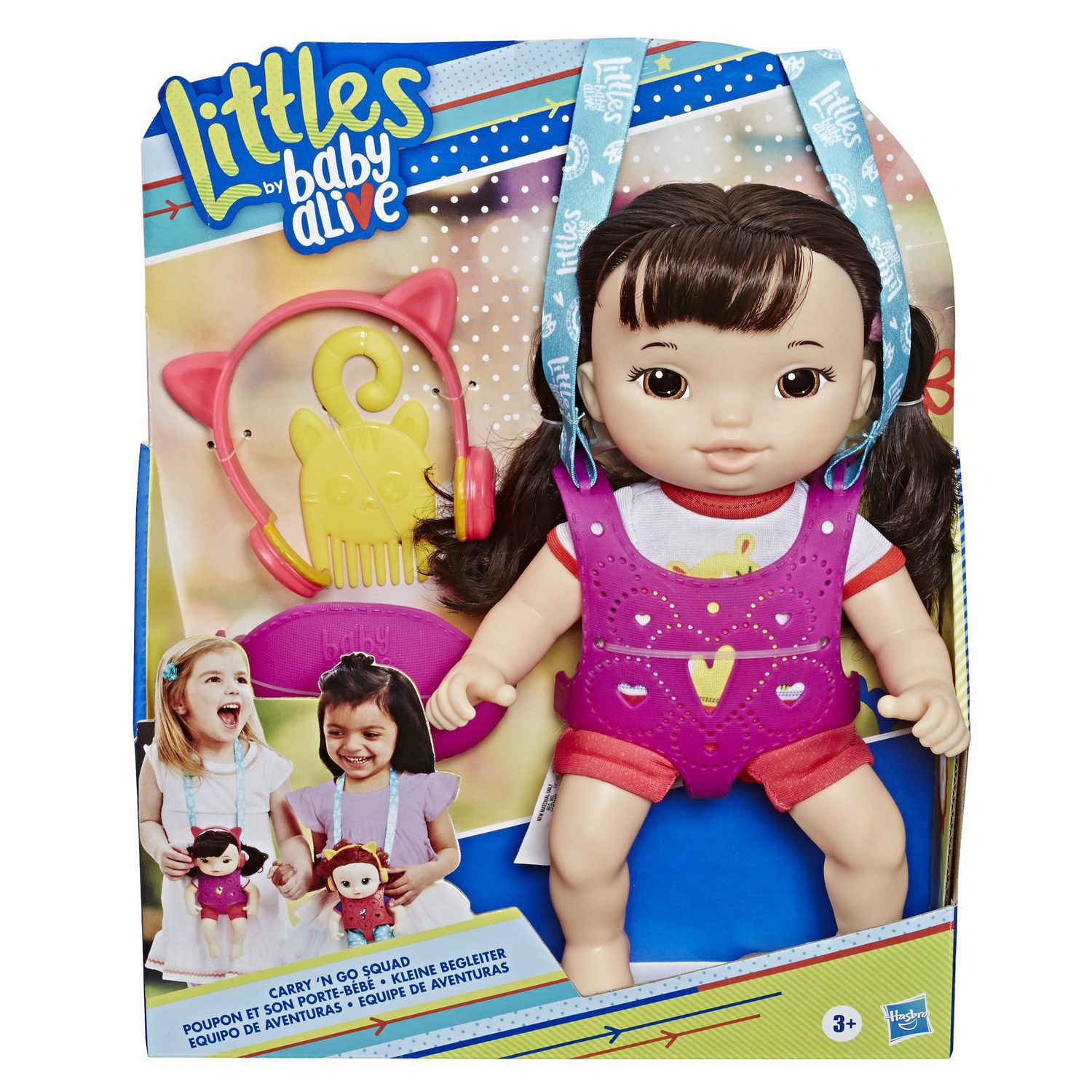 Little De Baby Alive Poupon Et Son Porte Bebe Petite Iris Poupee Aux Cheveux Noirs A Partir De 3 Ans Walmart Canada