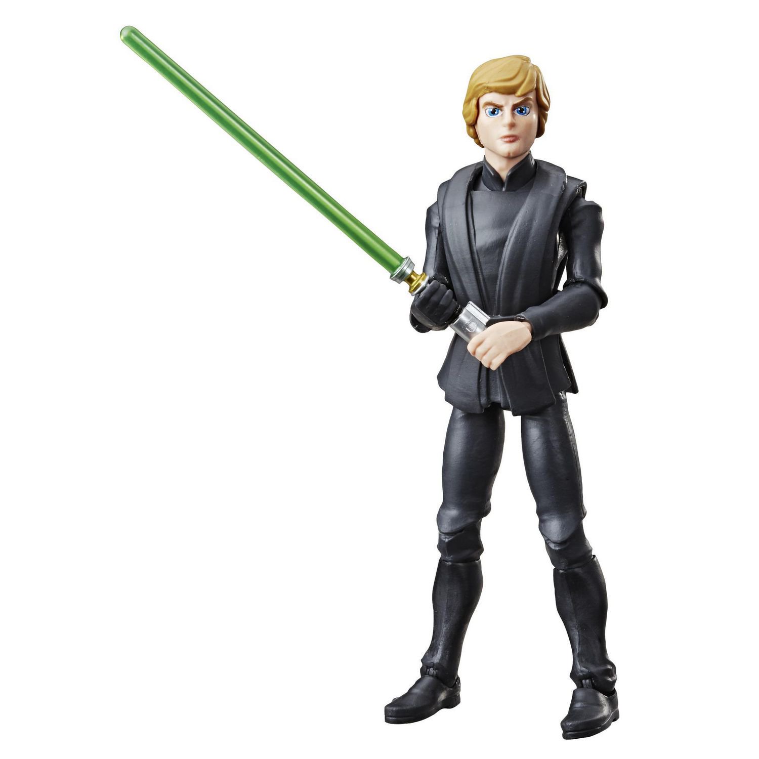 Star Wars Action Collection Luke Skywalker Jedi Gear Glow In Dark  Lightsaber 12 Figure