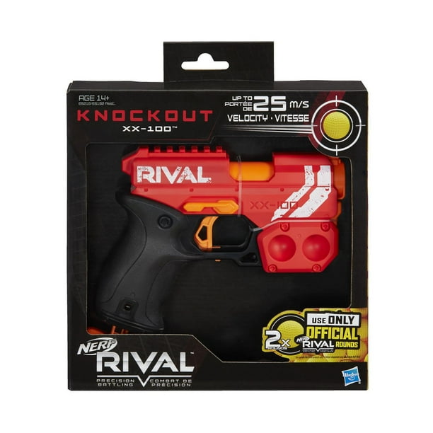 pistolet rival Roundhouse XX-1500 Rouge et Billes en Mousse Rival