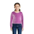 thumbnail image 1 of Haut en velours à manches longues George pour filles, 1 of 6