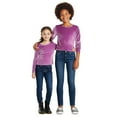 thumbnail image 4 of Haut en velours à manches longues George pour filles, 4 of 6
