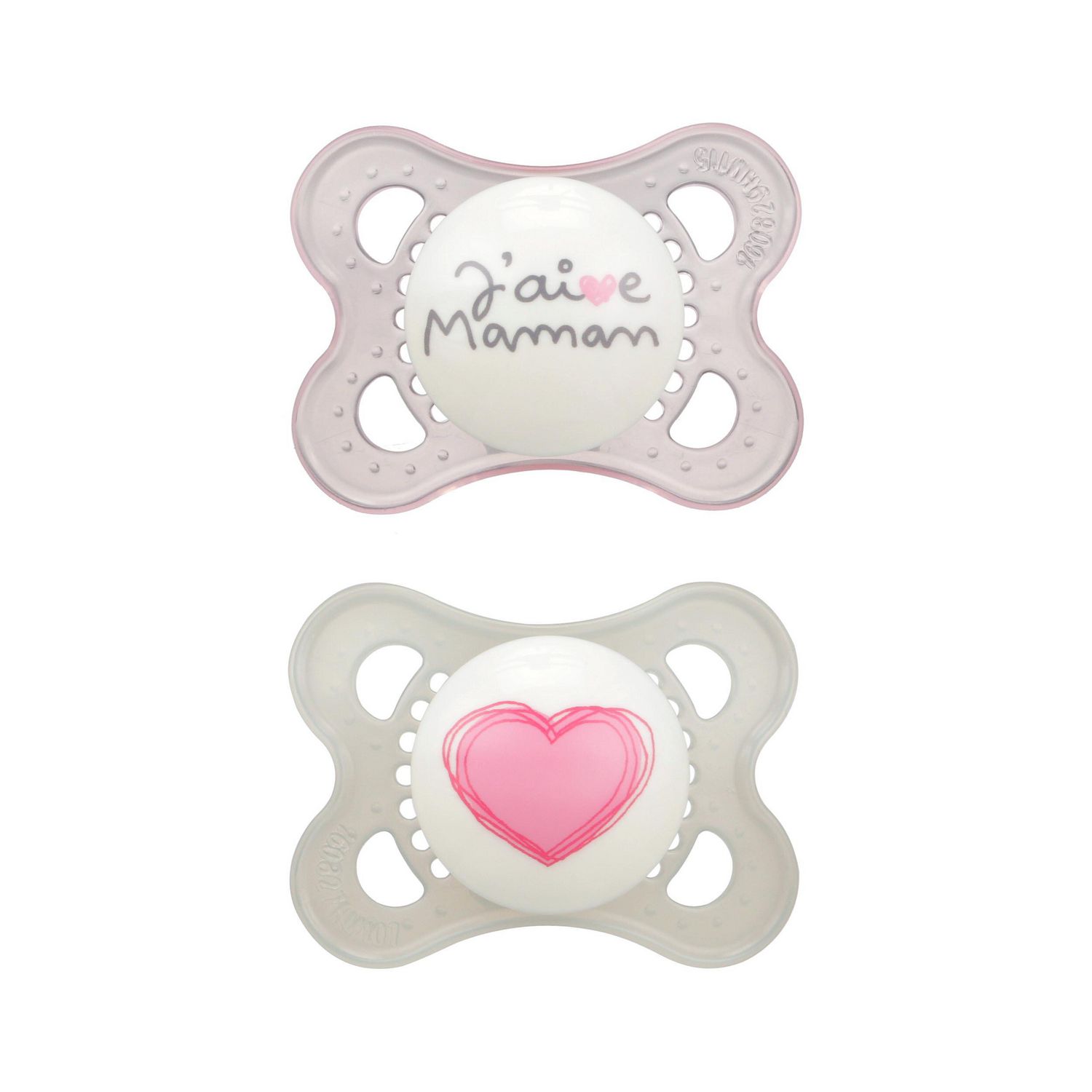 Mam J Aime Maman Collection Pacifiers 2 Pack 1 Sterilizing Pacifier