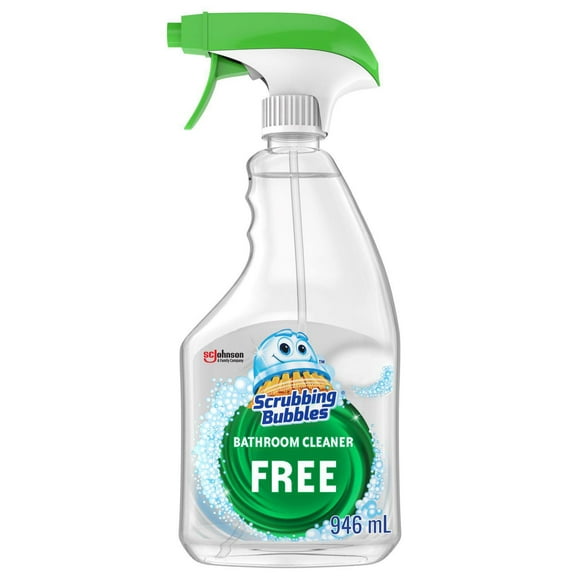 Scrubbing Bubbles FREE Bathroom Cleaner, Attacks Soap Scum on Tubs, Shower Walls and More, 946mL, 946ml