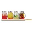 thumbnail image 1 of Brilliant Mason Jar 5pc Bar Set on Wood Tray, 1 of 3