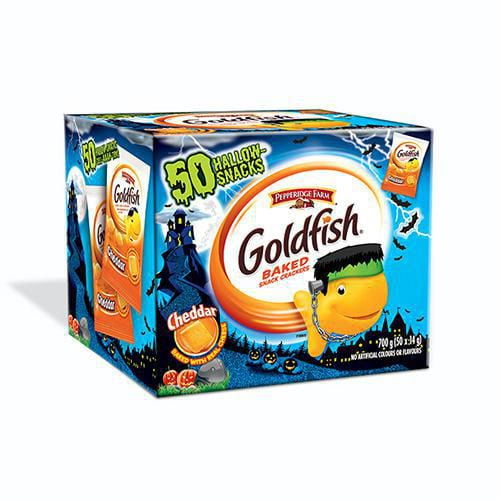 Goldfish Cheddar Crackers Halloween Packs Walmart Canada