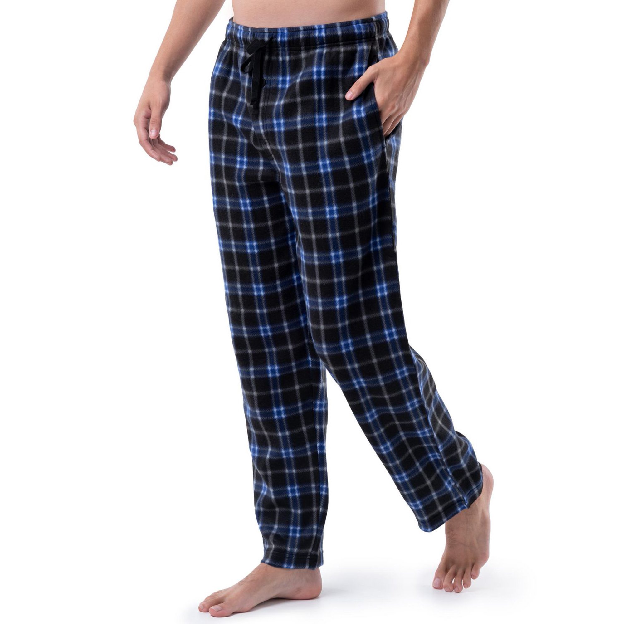 Pantalon Pyjama Homme Long Coton Doux - Jogging Confortable Taille Élastique | Vêtement De Nuit Décontracté Couleur Unie