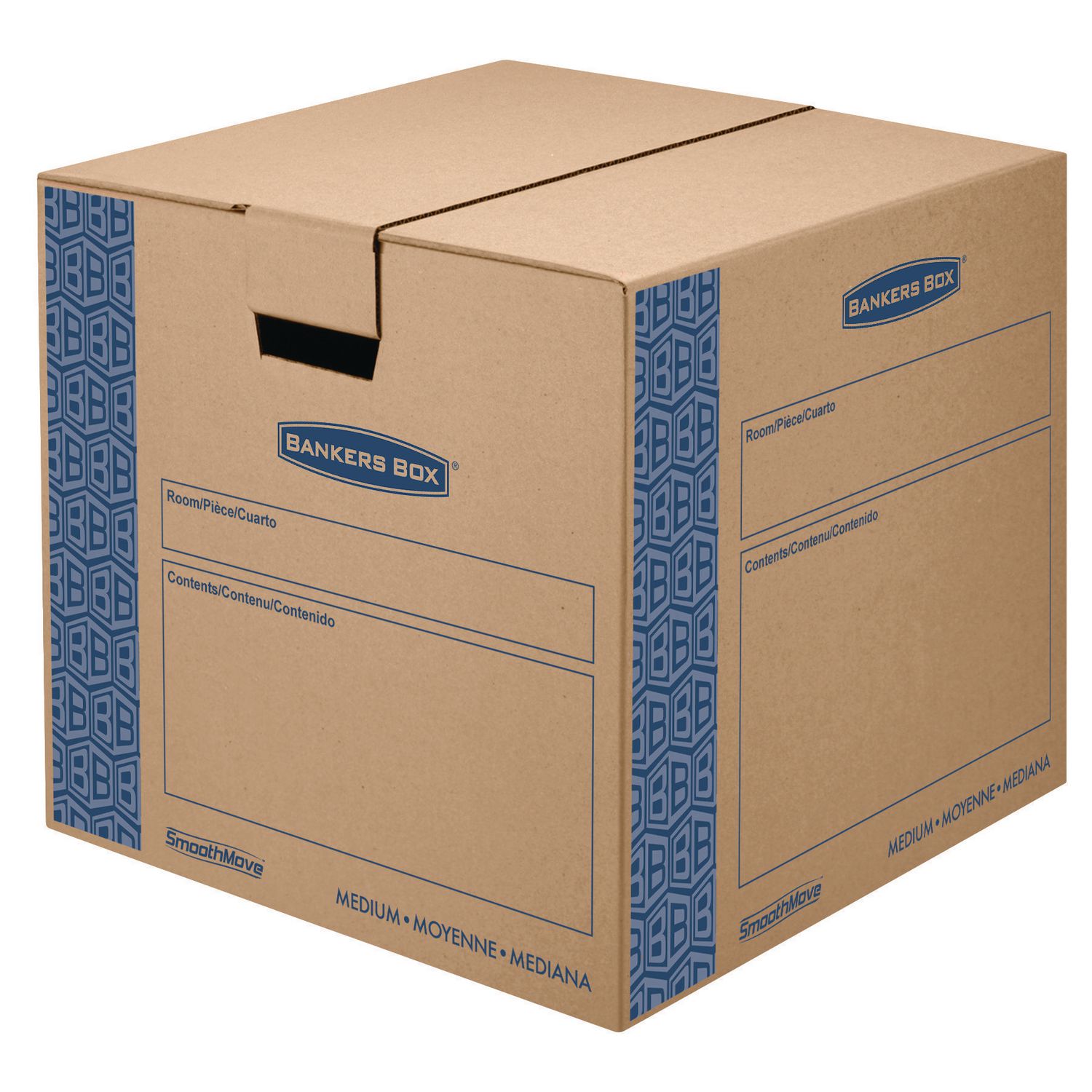 Fellowes® Bankers Box® SmoothMove™ Prime Moving Boxes Qty 8 Medium