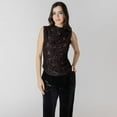 thumbnail image 4 of Devoted mock neck sleeveless top, 4 of 5