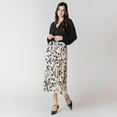 thumbnail image 3 of Devoted Pleated Midi Skirt with Elastic Waist, 3 of 5