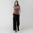 thumbnail image 2 of Devoted mock neck sleeveless top, 2 of 5