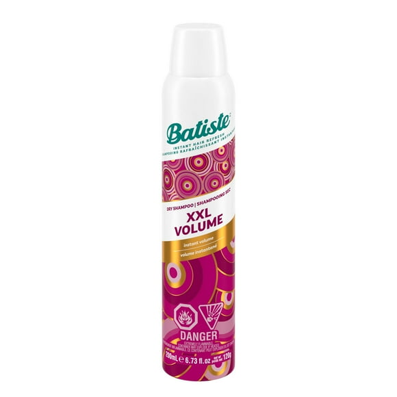 Batiste Plus XXL Volume Dry Shampoo, 200 mL, For Extra Volume
