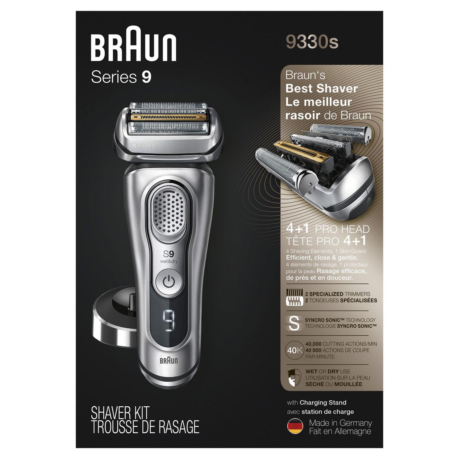 Braun Series 9 9330s Latest Generation Electric Shaver