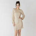 thumbnail image 1 of Devoted long sleeve sequin mini dress, 1 of 7