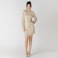 thumbnail image 2 of Devoted long sleeve sequin mini dress, 2 of 7