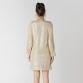 thumbnail image 3 of Devoted long sleeve sequin mini dress, 3 of 7