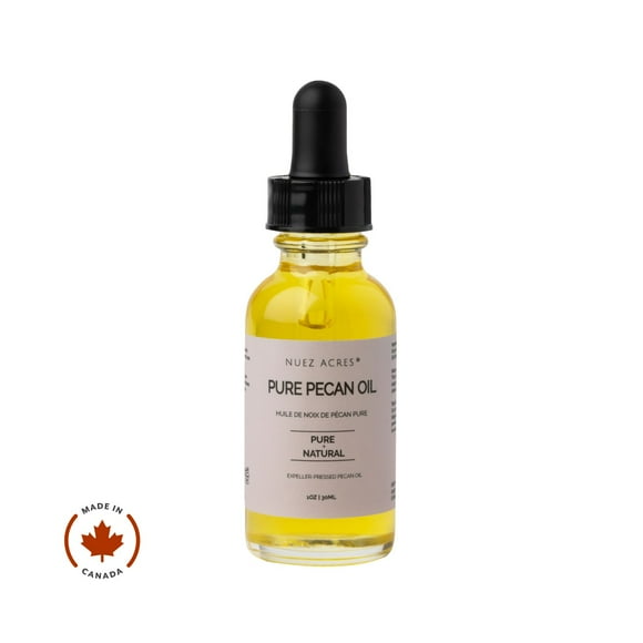 Nuez Acres Skin Serum Unscented With Pure Pecan Oil, 30ml, Promotes skin hydration and a smooth healthy complexion naturally.