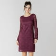 thumbnail image 1 of Devoted long sleeve open back lace dress, 1 of 6