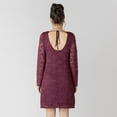 thumbnail image 3 of Devoted long sleeve open back lace dress, 3 of 6