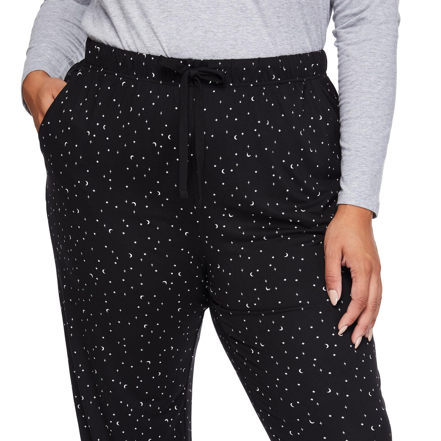 Pantalon de pyjama en jersey à effet peau pêche George Plus pour femmes