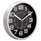 Horloge de mur en plastique - noir, 8,75 po / 22,2 cm – image 2 sur 2
