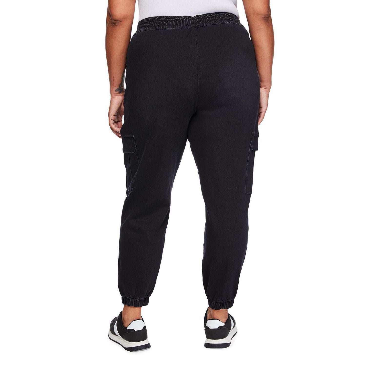 George Women's Plus Knit Denim Jogger