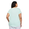 thumbnail image 3 of George Women's Plus V-Neck Sleep T-Shirt, 3 of 6