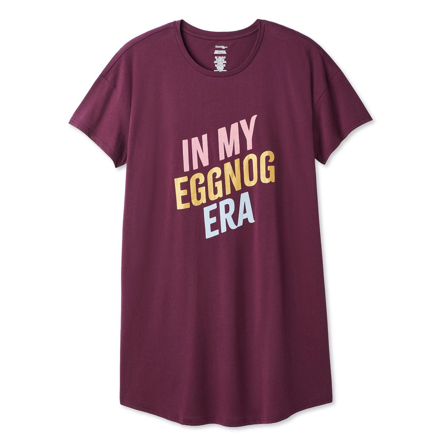 Chemise de nuit à encolure ras du cou George Plus pour femmes